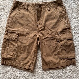 Men's Tan Cargo Shorts